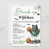 Halloween Partij Drinken Kaart (Voorkant)