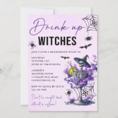 Halloween Partij Drinken Kaart (Voorkant)