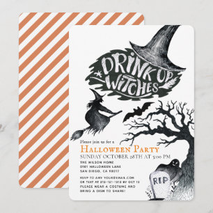 Halloween Partij Drinken Kaart