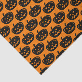 Halloween partij gesneden pompoen hoofd geschenk v tissuepapier (Detail)