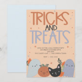 HALLOWEEN PARTIJ INVITE KAART (Voorkant / Achterkant)