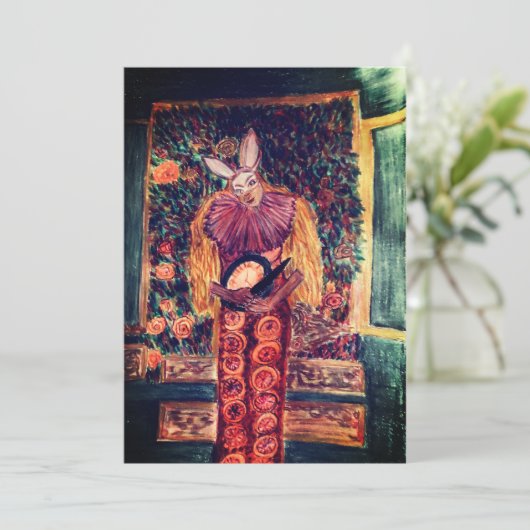 HALLOWEEN PARTIJ! KAART (Staand voorkant)