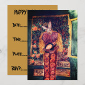 HALLOWEEN PARTIJ! KAART (Voorkant / Achterkant)