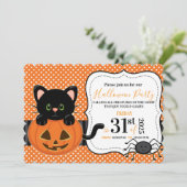 HALLOWEEN PARTIJ KAART (Staand voorkant)