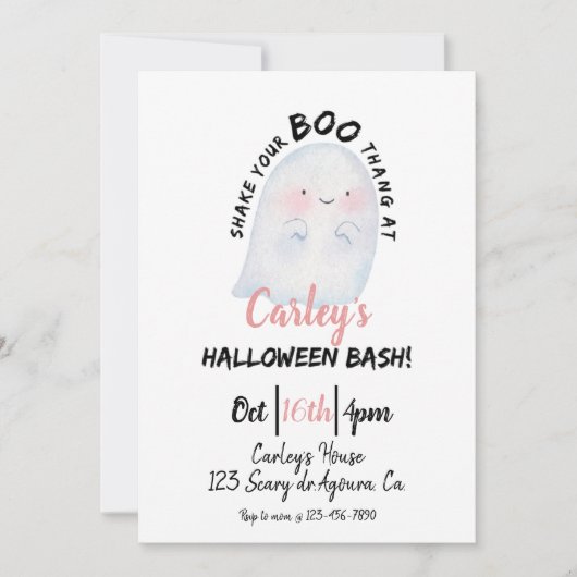 HALLOWEEN PARTIJ, KINDER HALLOWEEN, COSTUME PARTIJ (Voorkant)