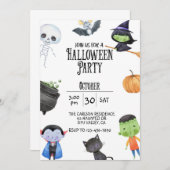 HALLOWEEN PARTIJ, KINDER HALLOWEEN, COSTUME PARTIJ (Voorkant / Achterkant)