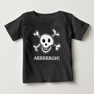 Halloween partij pirate schedel kostuum voor kinde