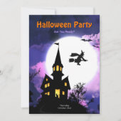 Halloween Partij tegen de sluier Kaart (Voorkant)