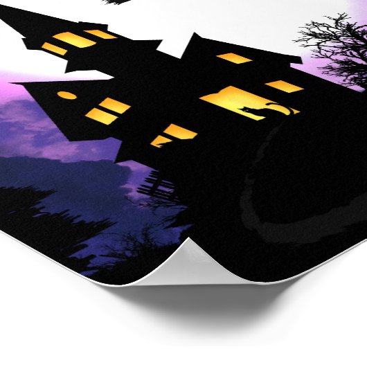 Halloween Partij tegen de sluier Poster (Hoek)