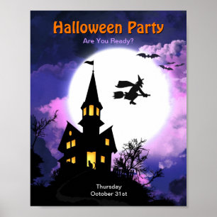 Halloween Partij tegen de sluier Poster