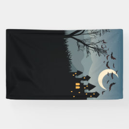 Halloween-partijachtergrond voor fotocabine spandoek