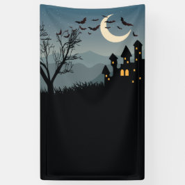 Halloween-partijachtergrond voor fotocabine spandoek