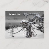 Halloween-partijuitnodiging Informatiekaartje (Voorkant)