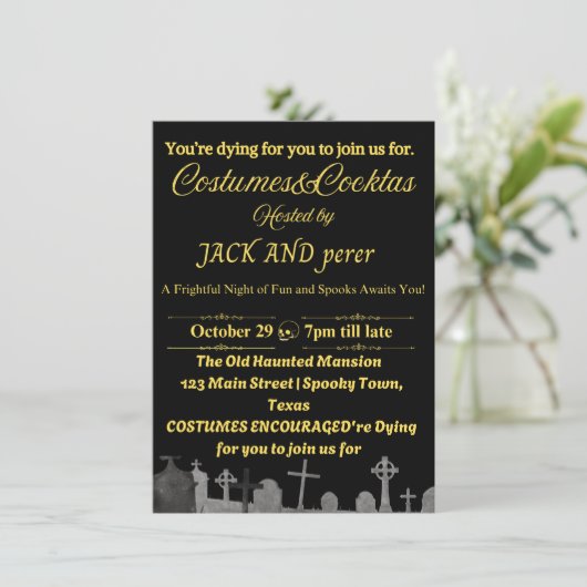 Halloween party (Staand voorkant)