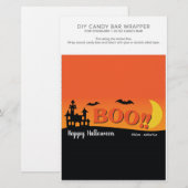 Halloween Party 1.55 oz Snoep Bar Wrapper (Voorkant / Achterkant)