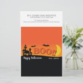 Halloween Party 1.55 oz Snoep Bar Wrapper (Staand voorkant)