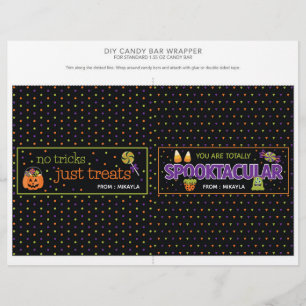 Halloween Party 1.55 oz Snoep Bar Wrapper