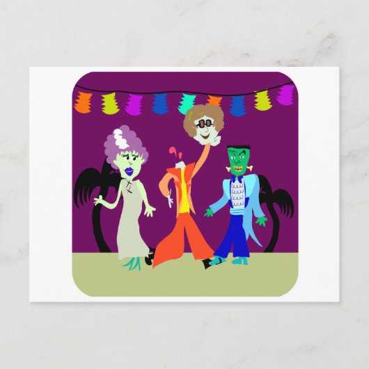 Halloween Party 2! Briefkaart (Voorkant)