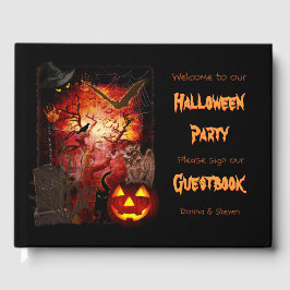 Halloween Party (aanpasbaar) Gastenboek