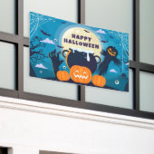 Halloween Party Banner (Buitenkant Gebouw)