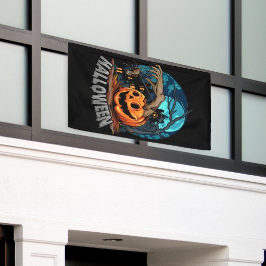 Halloween party Banner (Buitenkant Gebouw)