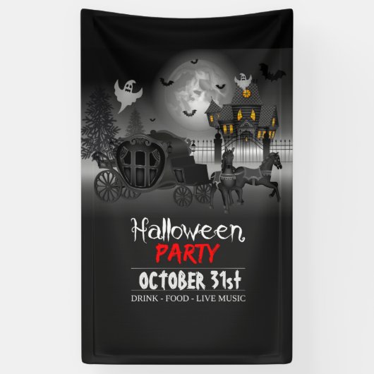 Halloween Party Banner (Verticaal)