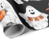 Halloween Party Banner, Halloween Party Home Decor Cadeaupapier (Rol Hoek)