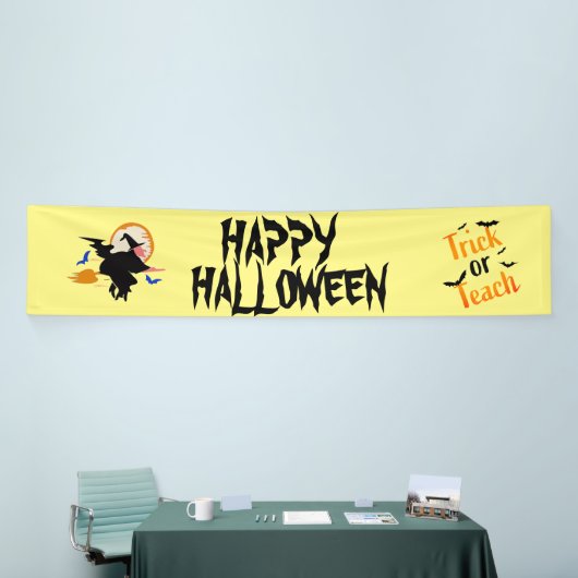  Halloween Party Banner  Spooky (Beurs)
