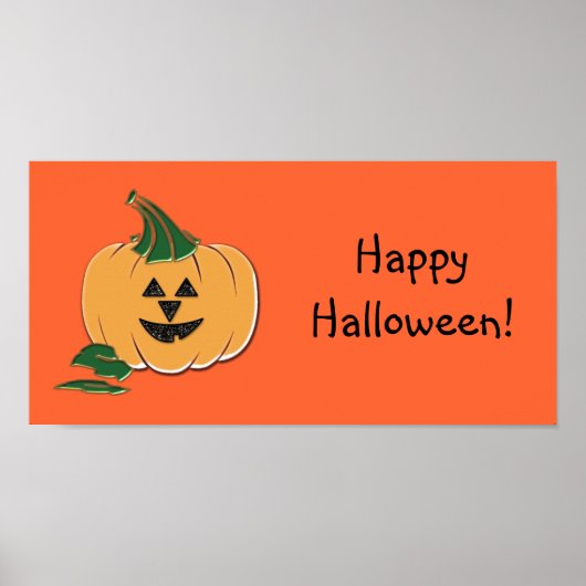 Halloween Party Banners Poster (Voorkant)
