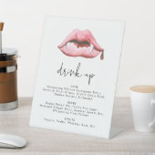 Halloween Party Bar Menu Sign Sjabloon Reclamebord Met Voetstuk (Insitu)