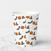 Halloween Party Bat Pumpkin Witch Ghost Papieren Bekers (Rechts)