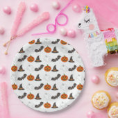 Halloween Party Bat Pumpkin Witch Ghost Papieren Bordje (Feest)