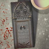 Halloween Party Begraafplaats Tombstone Kaart