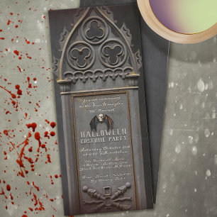 Halloween Party Begraafplaats Tombstone Kaart