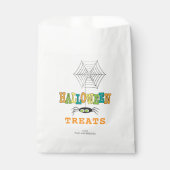 Halloween Party behandelt de spin in een heldere k Bedankzakje (Voorkant)