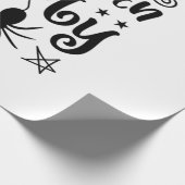Halloween Party Birthday Cadeaupapier (Hoek)