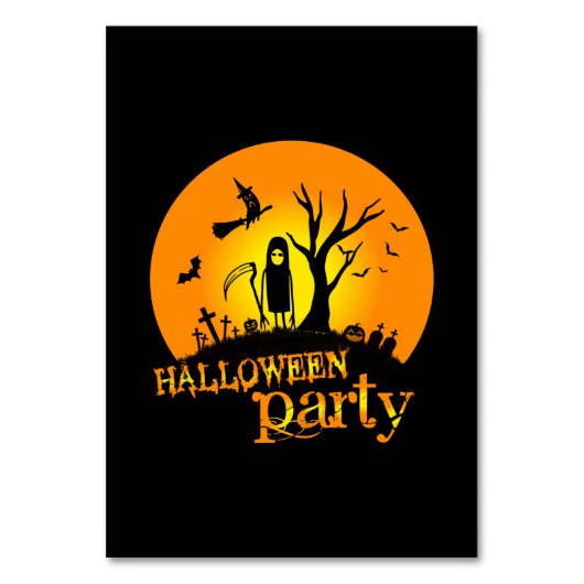 Halloween Party Birthday Kaart (Voorkant)
