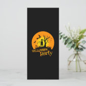 Halloween Party Birthday Menu (Staand voorkant)