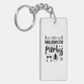 Halloween Party Birthday Sleutelhanger (Voorkant Links)