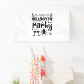 Halloween Party Birthday Spandoek (Insitu)