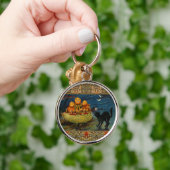  Halloween Party Black Cat Sleutelhanger (Hand)