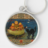  Halloween Party Black Cat Sleutelhanger (Voorkant)