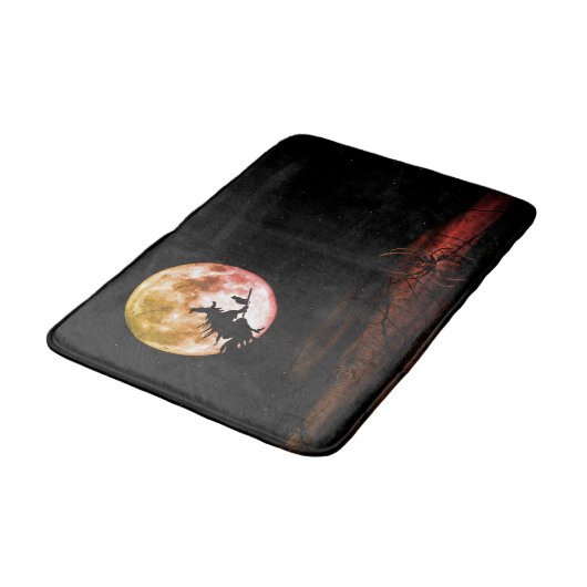 Halloween Party Black Night Volle Maan Eng Badmat (Gekanteld)