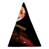 Halloween Party Black Night Volle Maan Eng Feesthoedjes (Rechts)