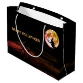 Halloween Party Black Night Volle Maan Eng Groot Cadeauzakje (Achterkant Gekanteld)