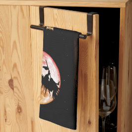 Halloween Party Black Night Volle Maan Eng Theedoek