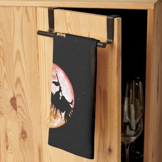 Halloween Party Black Night Volle Maan Eng Theedoek (Derde Gevouwen)