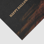 Halloween Party Black Night Volle Maan Eng Tissuepapier (Detail)