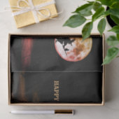 Halloween Party Black Night Volle Maan Eng Tissuepapier (Geschenk)