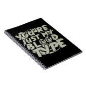 Halloween Party bloed Notitieboek (Rechterzijde)